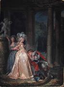 Louis-Jean-Francois Lagrenee Le Serment a lamour Spain oil painting artist
